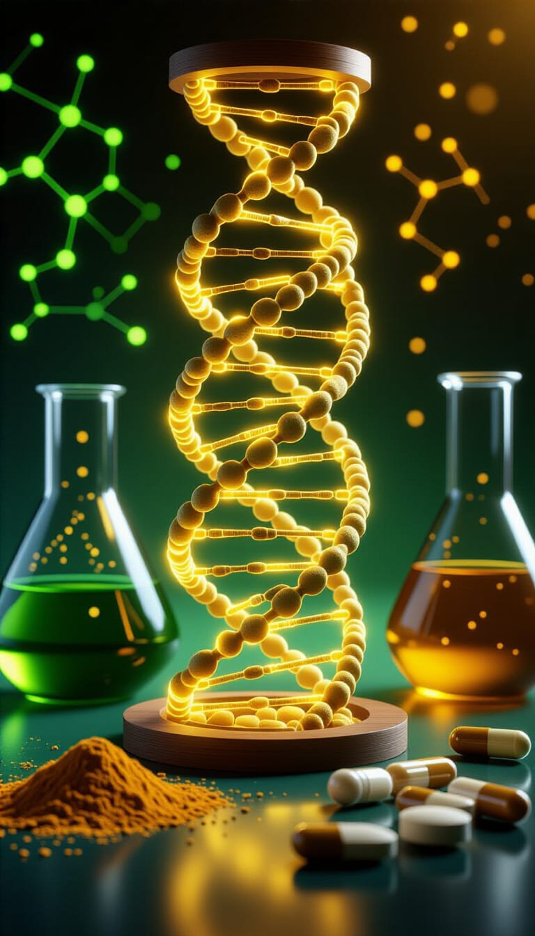 Pharma abstract illustration